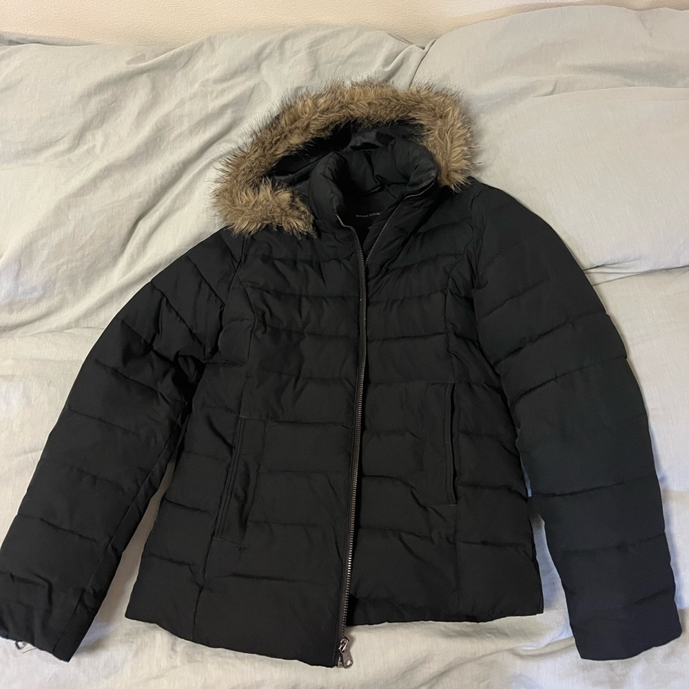Banana republic padded jacket black xs